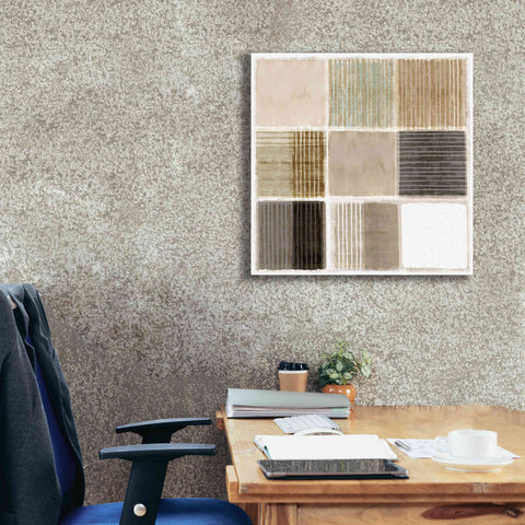 Image of 'Natural Patchwork III' by Flora Kouta Giclee Canvas Wall Art,26 x 26