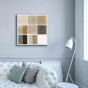 'Natural Patchwork III' by Flora Kouta Giclee Canvas Wall Art,37 x 37