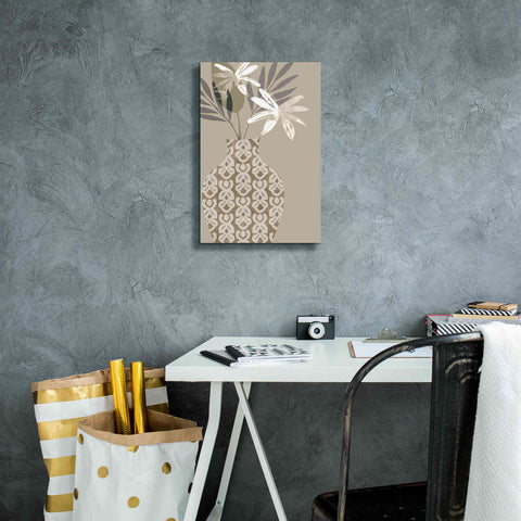 Image of 'Decorative Vase I' by Flora Kouta Giclee Canvas Wall Art,12 x 18