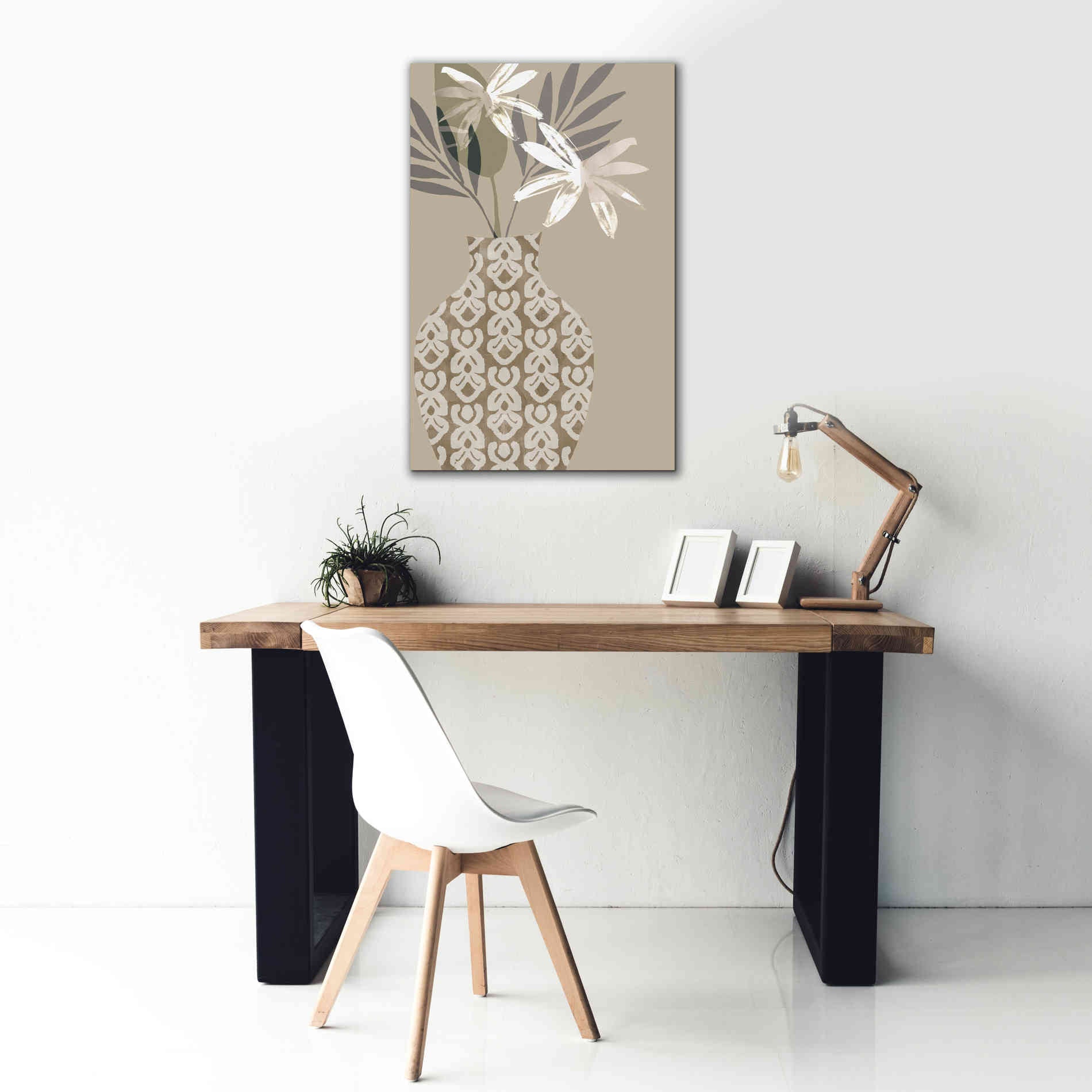 'Decorative Vase I' by Flora Kouta Giclee Canvas Wall Art,26 x 40