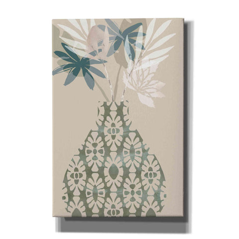 Image of 'Decorative Vase II' by Flora Kouta Giclee Canvas Wall Art
