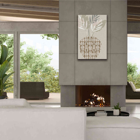 Image of 'Decorative Vase III' by Flora Kouta Giclee Canvas Wall Art,26 x 40