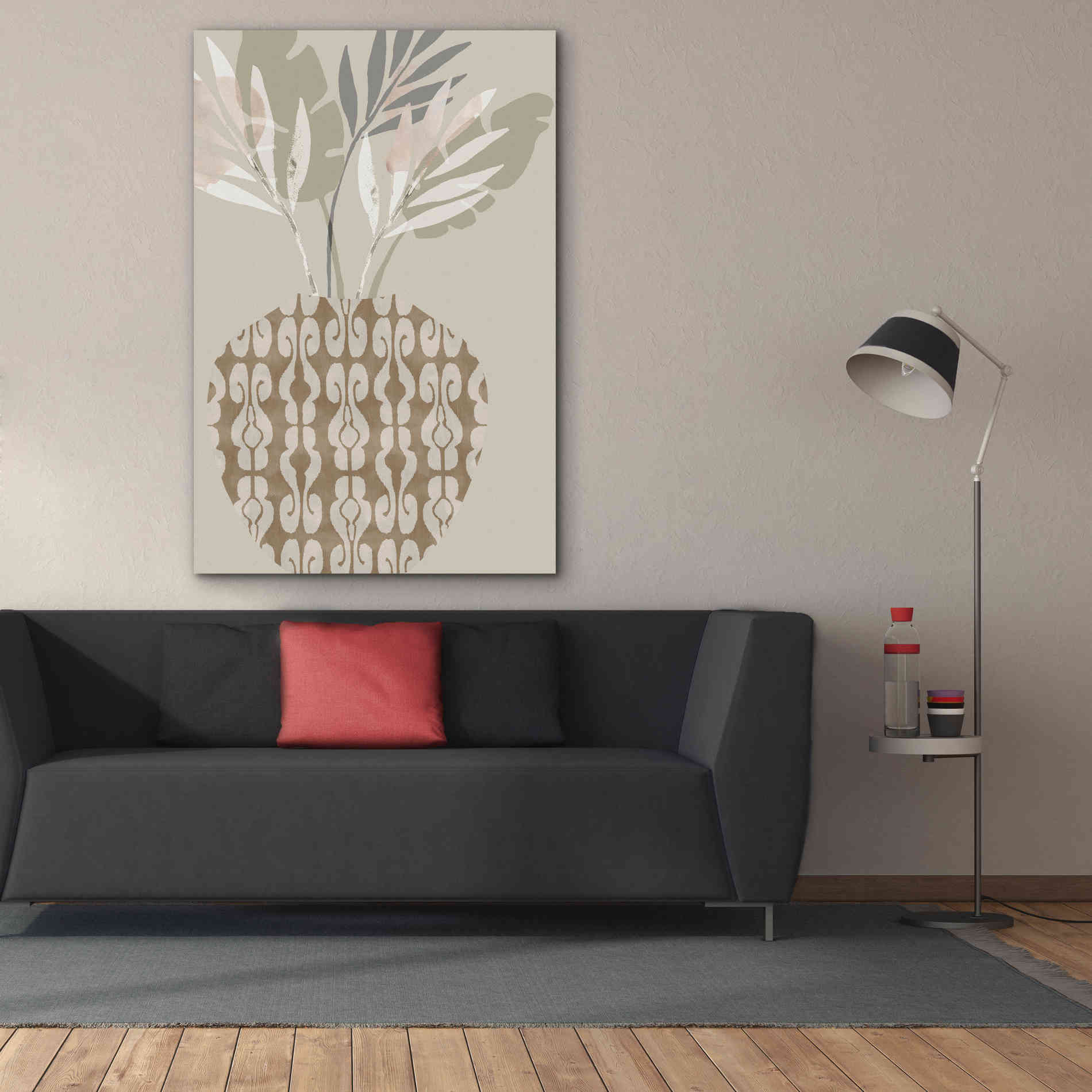 'Decorative Vase III' by Flora Kouta Giclee Canvas Wall Art,40 x 60