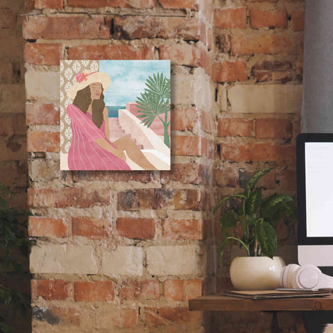 Image of 'Mediterranean Holiday II' by Flora Kouta Giclee Canvas Wall Art,12 x 12