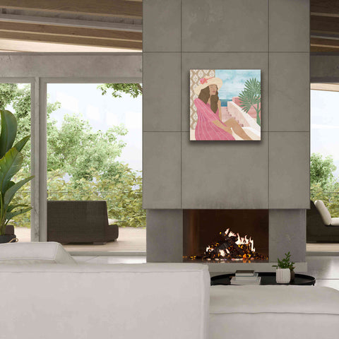 Image of 'Mediterranean Holiday II' by Flora Kouta Giclee Canvas Wall Art,26 x 26