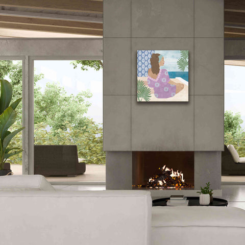 Image of 'Mediterranean Holiday III' by Flora Kouta Giclee Canvas Wall Art,26 x 26