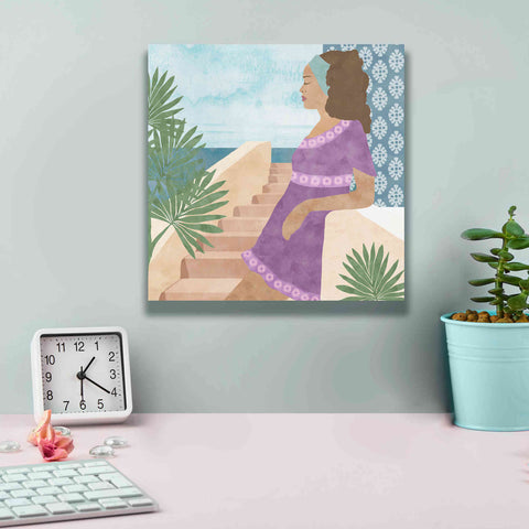 Image of 'Mediterranean Holiday IV' by Flora Kouta Giclee Canvas Wall Art,12 x 12