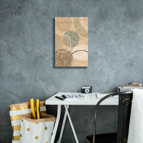 Image of 'Woven Baskets I' by Flora Kouta Giclee Canvas Wall Art,12 x 18