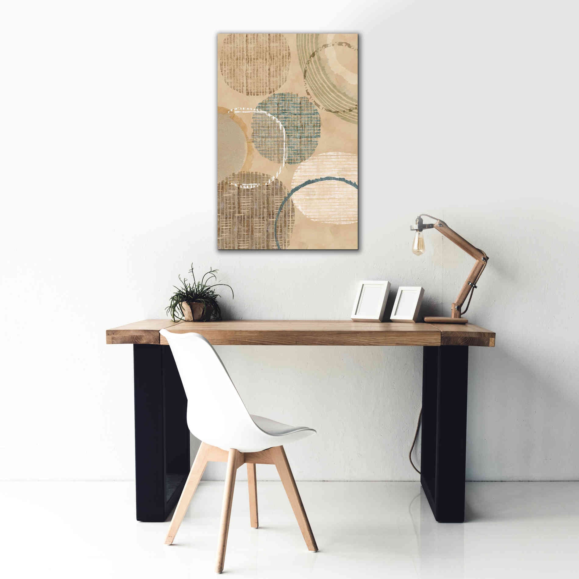 'Woven Baskets I' by Flora Kouta Giclee Canvas Wall Art,26 x 40