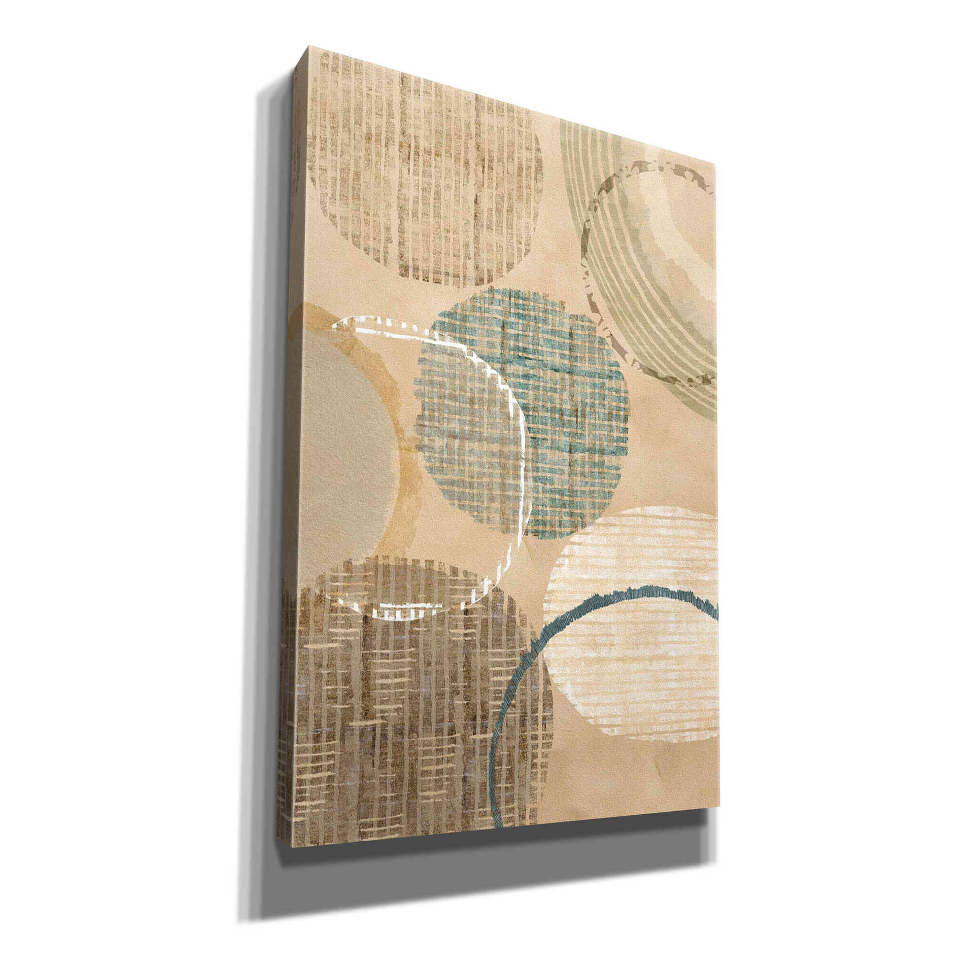 'Woven Baskets I' by Flora Kouta Giclee Canvas Wall Art