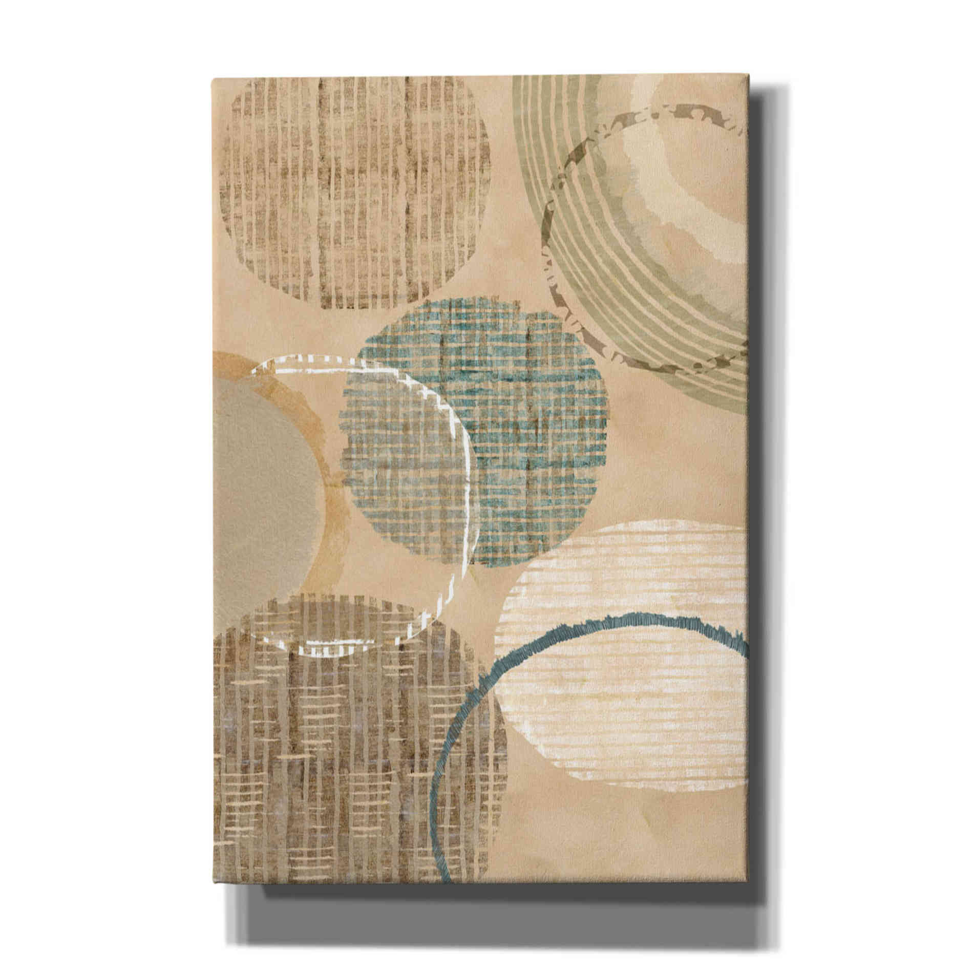 'Woven Baskets I' by Flora Kouta Giclee Canvas Wall Art