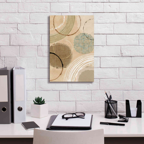 Image of 'Woven Baskets II' by Flora Kouta Giclee Canvas Wall Art,12 x 18