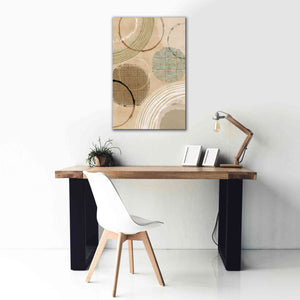 'Woven Baskets II' by Flora Kouta Giclee Canvas Wall Art,26 x 40