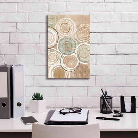 Image of 'Woven Baskets III' by Flora Kouta Giclee Canvas Wall Art,12 x 18