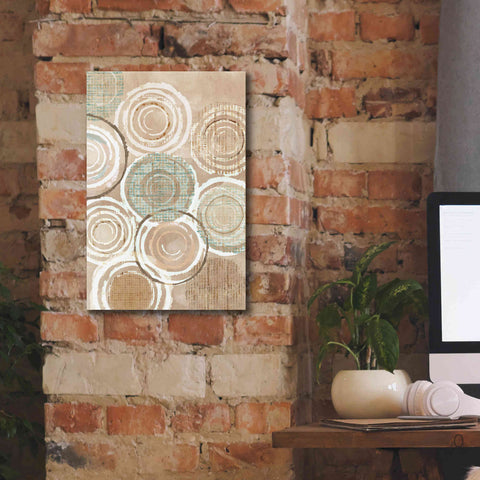 Image of 'Woven Baskets III' by Flora Kouta Giclee Canvas Wall Art,12 x 18