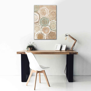 'Woven Baskets III' by Flora Kouta Giclee Canvas Wall Art,26 x 40
