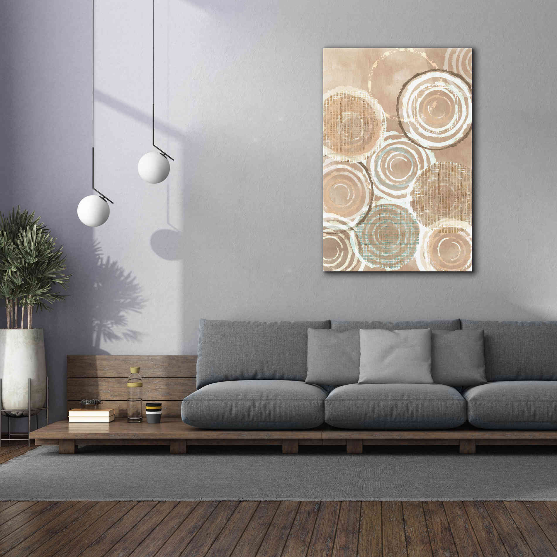 'Woven Baskets IV' by Flora Kouta Giclee Canvas Wall Art,40 x 60
