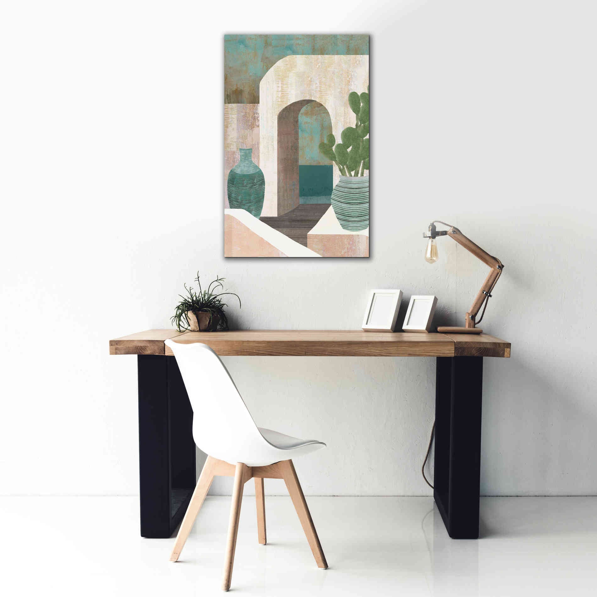 'Sunbaked Archway I' by Flora Kouta Giclee Canvas Wall Art,26 x 40