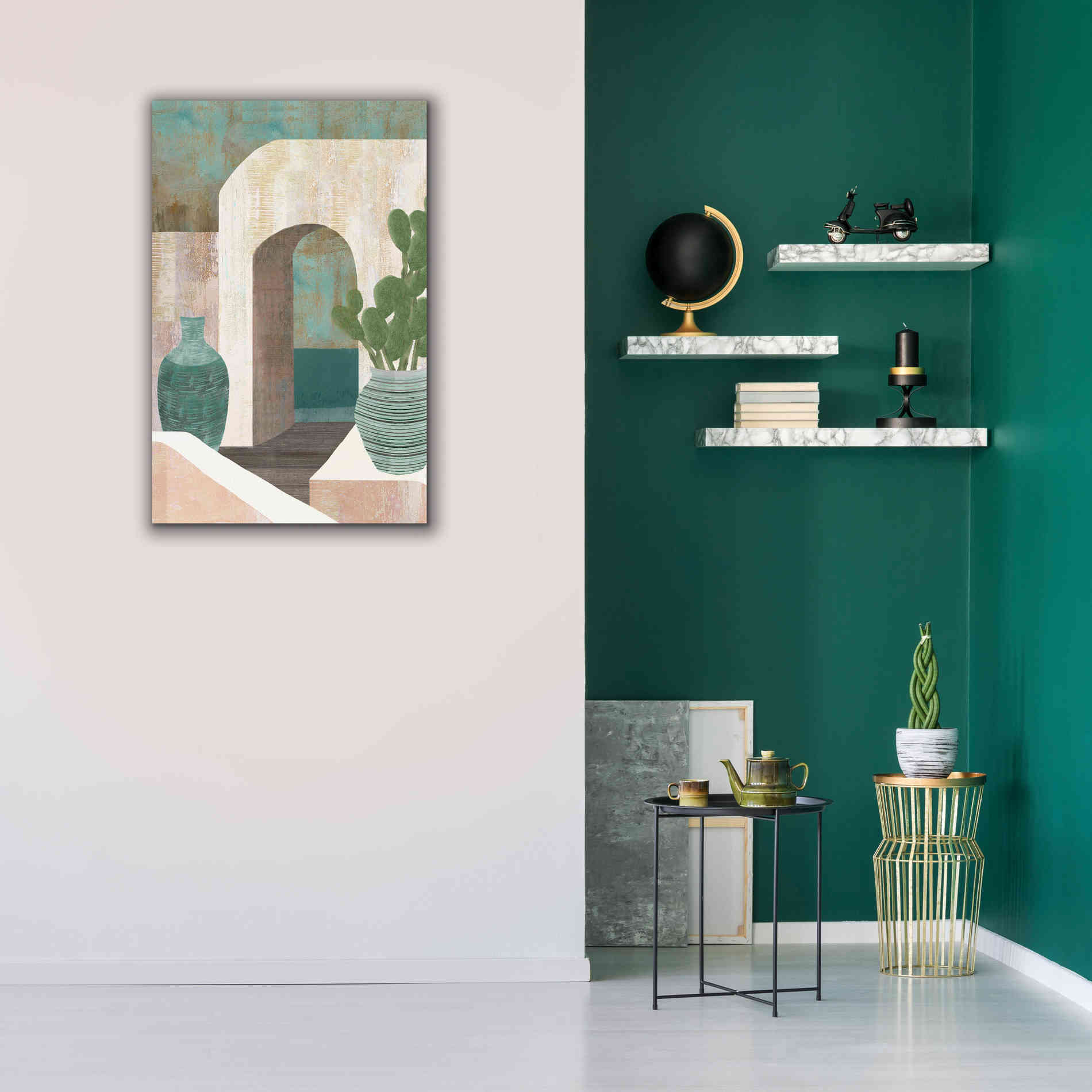 'Sunbaked Archway I' by Flora Kouta Giclee Canvas Wall Art,26 x 40