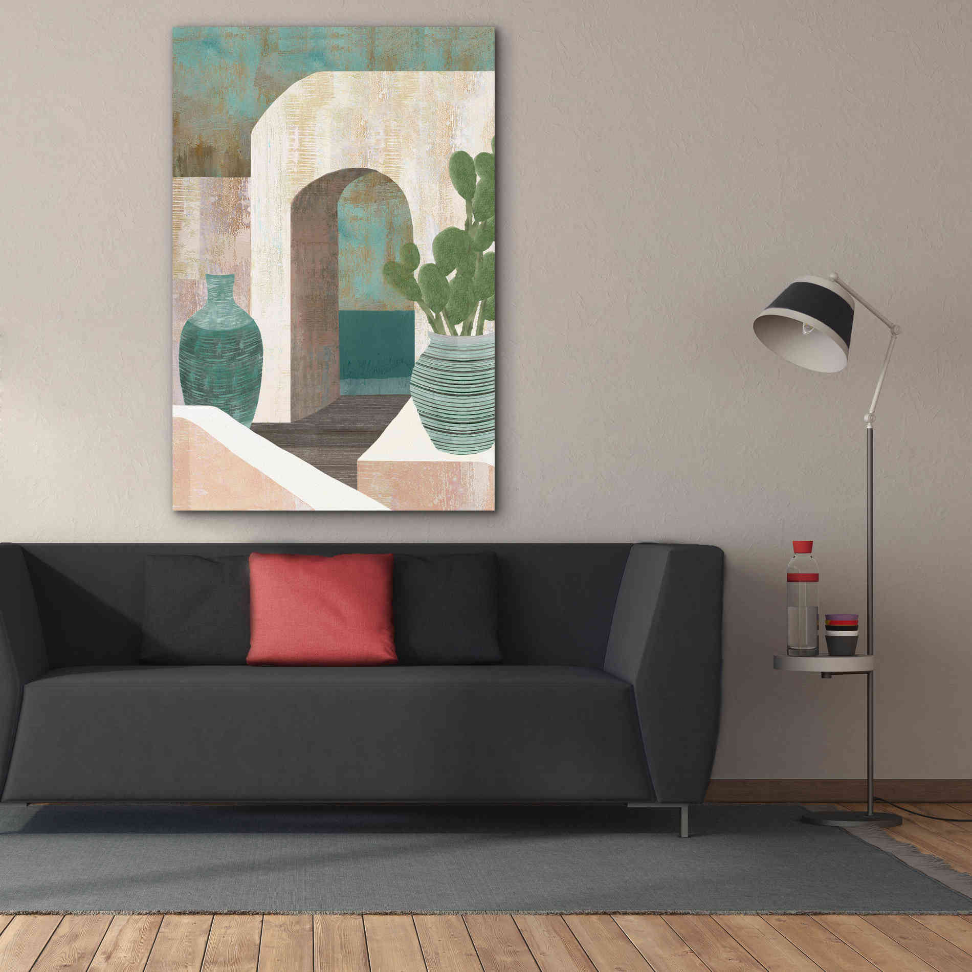 'Sunbaked Archway I' by Flora Kouta Giclee Canvas Wall Art,40 x 60