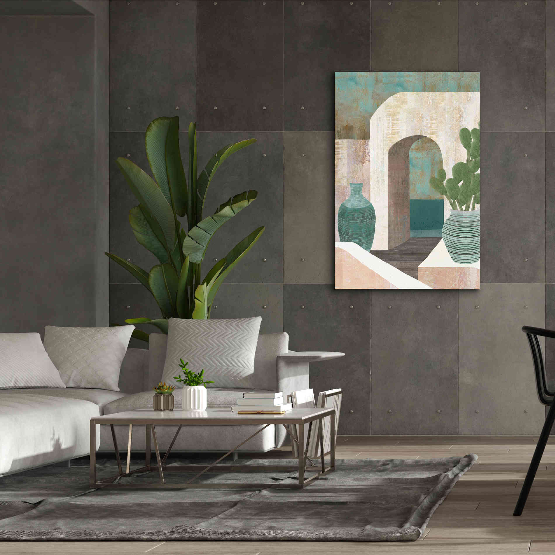'Sunbaked Archway I' by Flora Kouta Giclee Canvas Wall Art,40 x 60