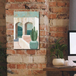 'Sunbaked Archway II' by Flora Kouta Giclee Canvas Wall Art,12 x 18