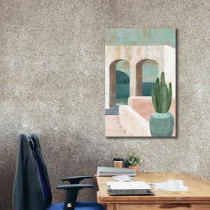 'Sunbaked Archway II' by Flora Kouta Giclee Canvas Wall Art,26 x 40