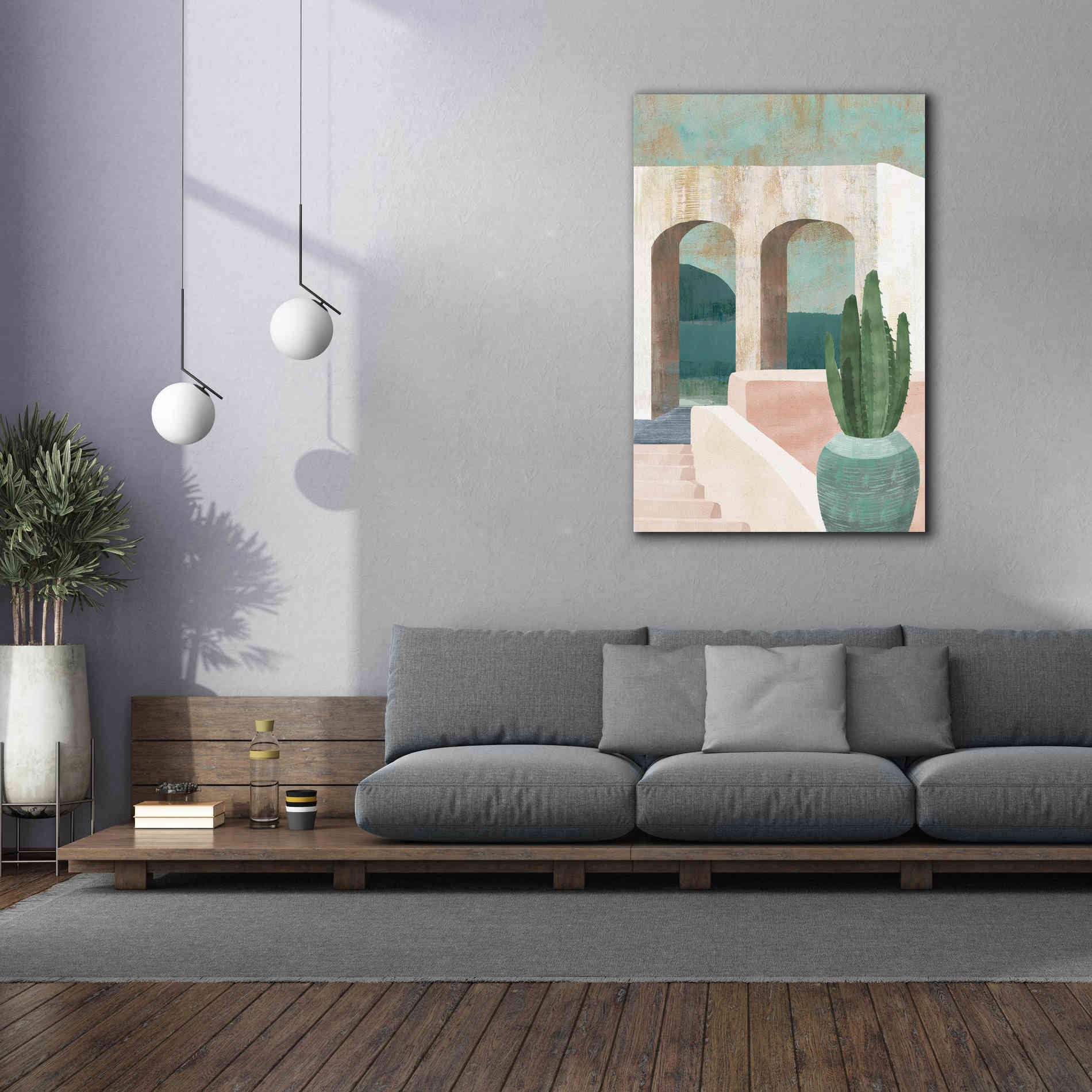 'Sunbaked Archway II' by Flora Kouta Giclee Canvas Wall Art,40 x 60