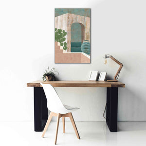 'Sunbaked Archway III' by Flora Kouta Giclee Canvas Wall Art,26 x 40