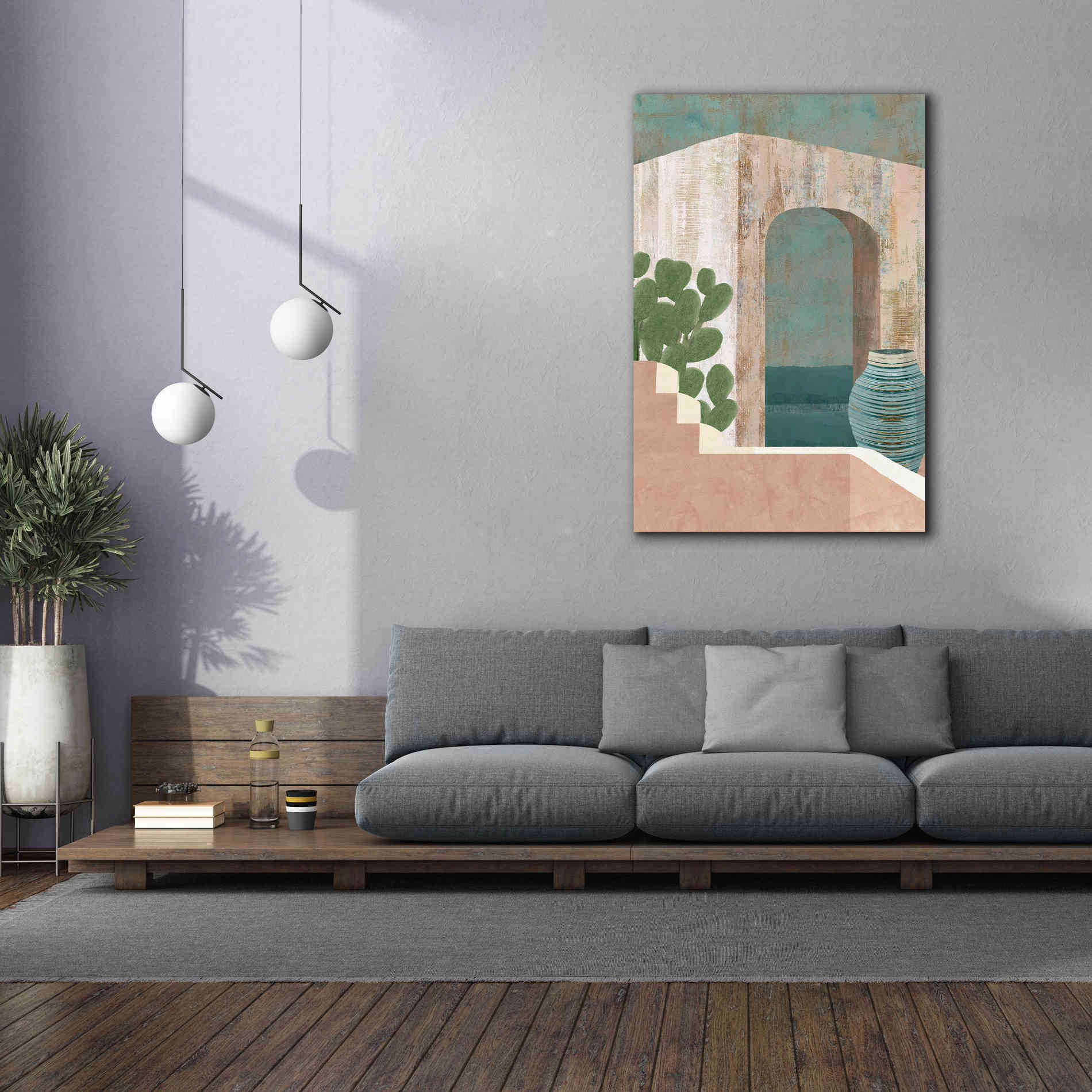 'Sunbaked Archway III' by Flora Kouta Giclee Canvas Wall Art,40 x 60