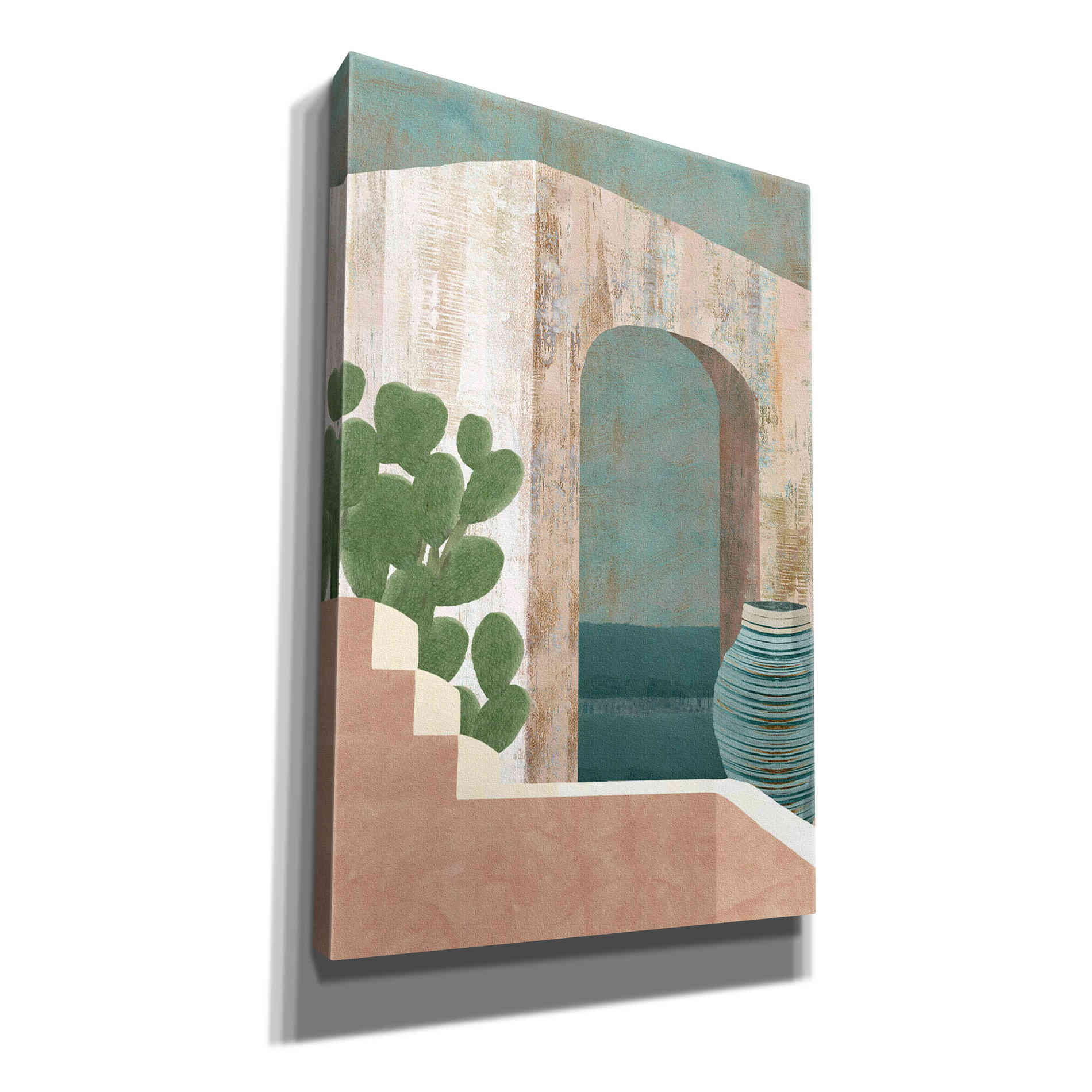 'Sunbaked Archway III' by Flora Kouta Giclee Canvas Wall Art