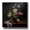 'Pear And Parrot Tulip Still Life' by Leah McLean Giclee Canvas Wall Art