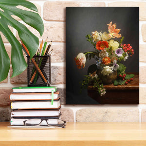 'A Study On Tulips' by Leah McLean Giclee Canvas Wall Art,12 x 16