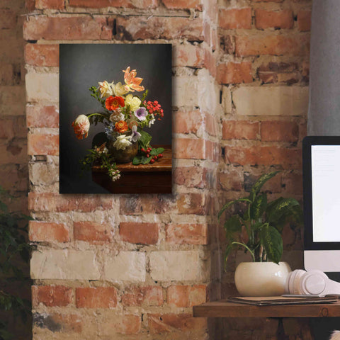 Image of 'A Study On Tulips' by Leah McLean Giclee Canvas Wall Art,12 x 16