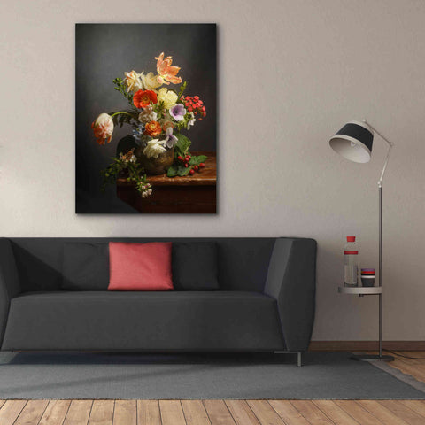 Image of 'A Study On Tulips' by Leah McLean Giclee Canvas Wall Art,40 x 54