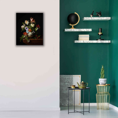 Image of 'A Bounty Of Spring Blooms' by Leah McLean Giclee Canvas Wall Art,20 x 24