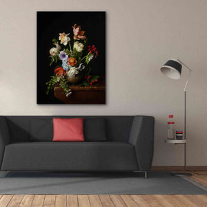 'A Bounty Of Spring Blooms' by Leah McLean Giclee Canvas Wall Art,40 x 54