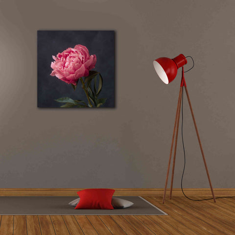 Image of 'Perfectly Pink' by Leah McLean Giclee Canvas Wall Art,26 x 26