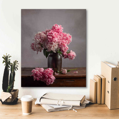Image of 'Layers Of Pink' by Leah McLean Giclee Canvas Wall Art,20 x 24