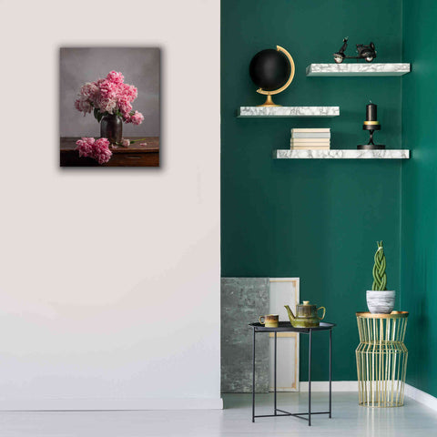 Image of 'Layers Of Pink' by Leah McLean Giclee Canvas Wall Art,20 x 24