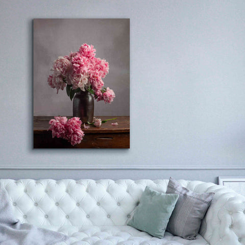 Image of 'Layers Of Pink' by Leah McLean Giclee Canvas Wall Art,40 x 54