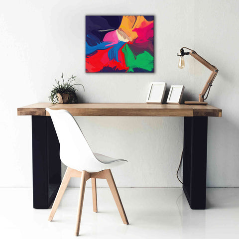 Image of 'Abstract Colorful Flows 1' by Irena Orlov Giclee Canvas Wall Art,24 x 20