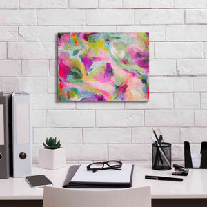 'Abstract Colorful Flows 3' by Irena Orlov Giclee Canvas Wall Art,16 x 12