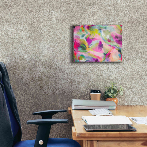 Image of 'Abstract Colorful Flows 3' by Irena Orlov Giclee Canvas Wall Art,16 x 12