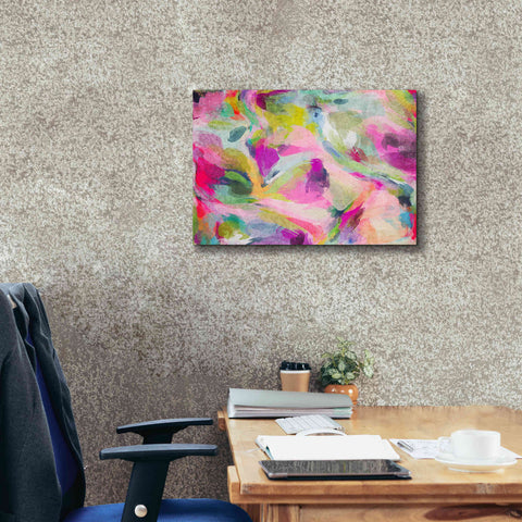 Image of 'Abstract Colorful Flows 3' by Irena Orlov Giclee Canvas Wall Art,26 x 18