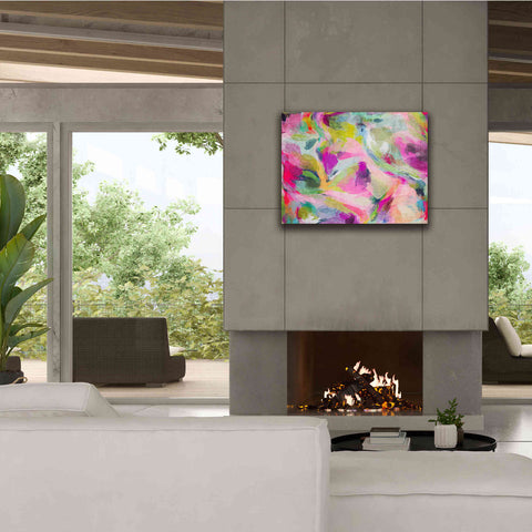 Image of 'Abstract Colorful Flows 3' by Irena Orlov Giclee Canvas Wall Art,34 x 26