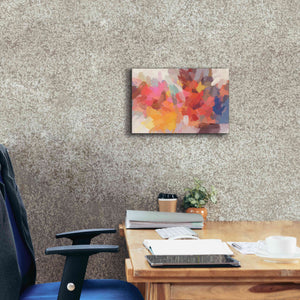 'Abstract Colorful Flows 7' by Irena Orlov Giclee Canvas Wall Art,18 x 12