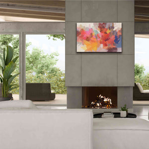 'Abstract Colorful Flows 7' by Irena Orlov Giclee Canvas Wall Art,40 x 26