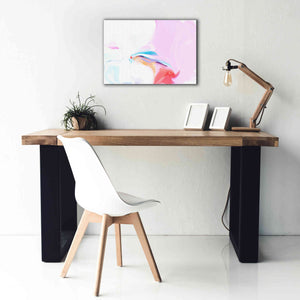 'Abstract Colorful Flows 8' by Irena Orlov Giclee Canvas Wall Art,26 x 18