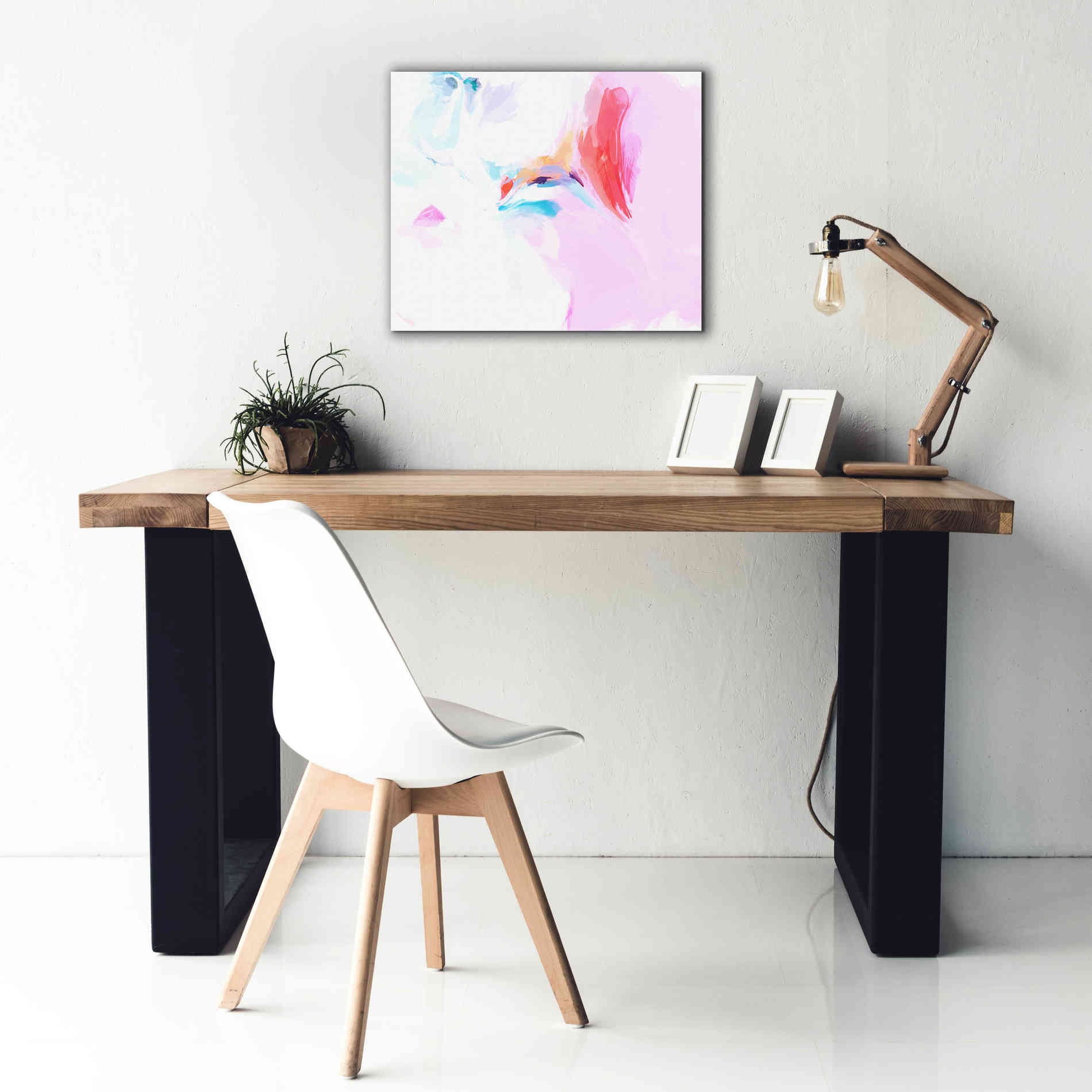 'Abstract Colorful Flows 11' by Irena Orlov Giclee Canvas Wall Art,24 x 20